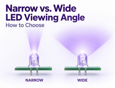 Narrow vs. Wide LED Viewing Angle: How to Choose